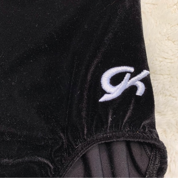 GK Elite Girl's Gymnastic Dance Leotard Black Green Neon Zebra Print Size AM - Picture 13 of 14